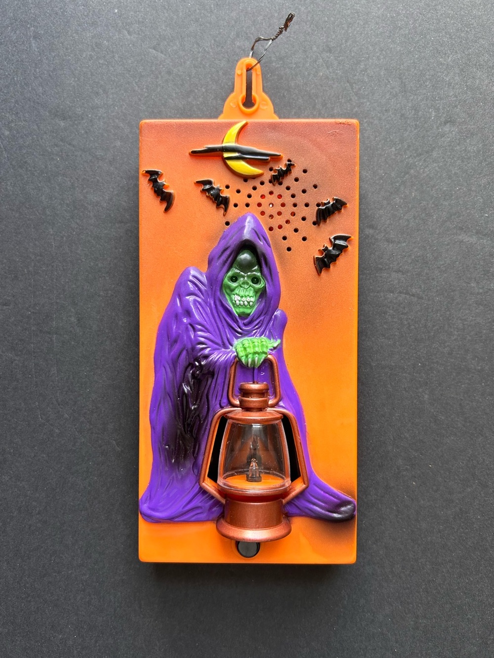 Vintage Halloween 1995 Grim Reaper Doorbell